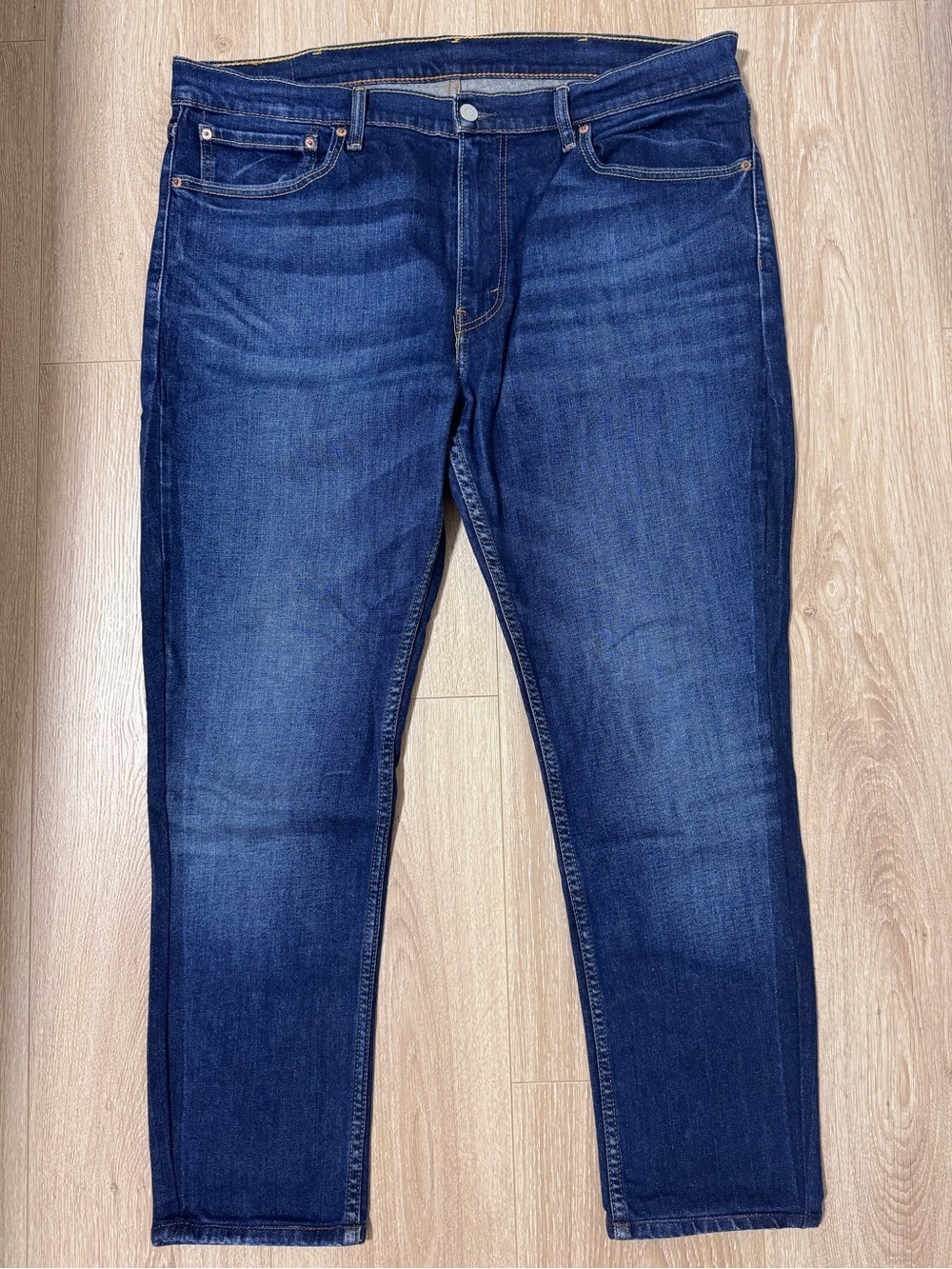 Levis 511 Slim Men's Jeans 38x34 Blue Wash Medium Indigo Stretch Stretch ALTERED